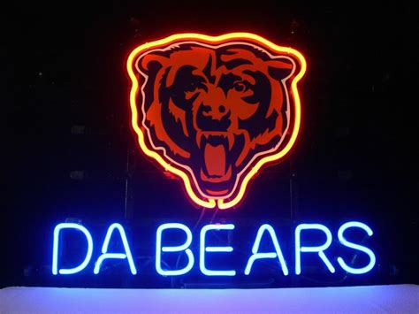 Chicago Bears Football Neon Sign Real Neon Light – DIY Neon Signs ...