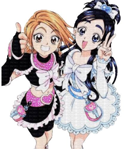 Futari wa Precure Cure Black and Cure White, futari , wa , precure , animated , anime , manga ...