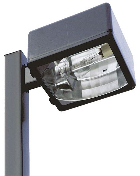 LITHONIA LIGHTING Metal Halide Parking Lot Light Fixture, 4000 K Color ...