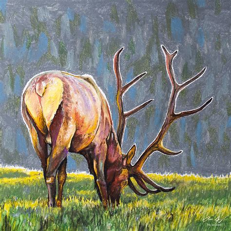 Elk Painting by Aaron Spong