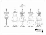 Alicia FREE Coloring Page  Vintage Little Lady sketch template