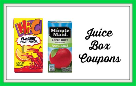 Juice Box Coupons | Hi-C and Minute Maid :: Southern Savers