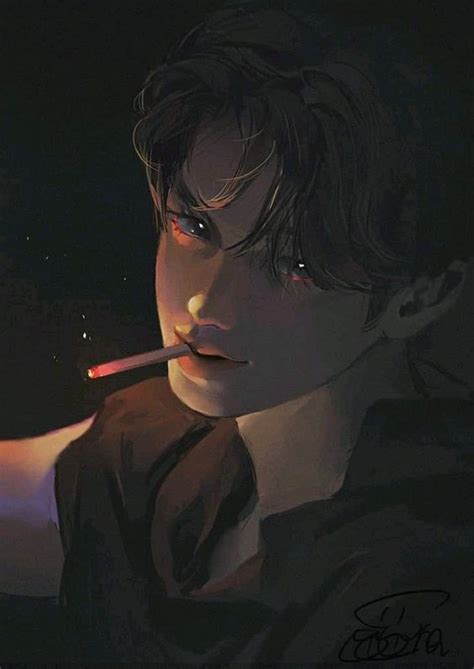 Anime Guy Smoking Aesthetic