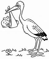 Simple Stork Flying Coloring Page  Free Printable Pages For Kids sketch template