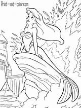 The Little Mermaid coloring Pages  Print And Colorcom sketch template