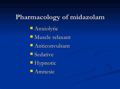 Midazolam in er 1