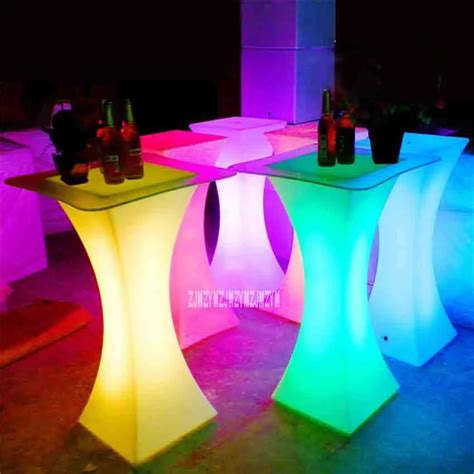 XC 018 European LED Light Bar Table Rechargeable Led Illuminated Table ...