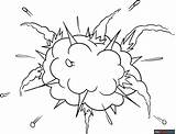 Explosion Coloring Page  Easy Drawing Guides sketch template