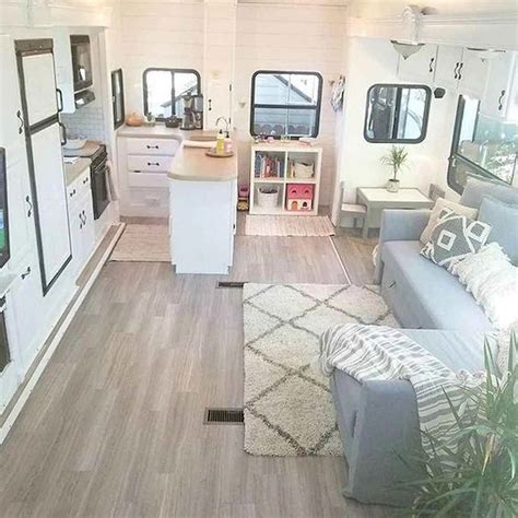 #campingcamperideas | Travel trailer remodel, Camper trailer remodel ...