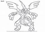 Pokemon Coloring Pages Zekrom sketch template