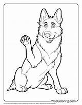 100  German Shepherd coloring Pages Free PDF To Print Woo Coloring sketch template