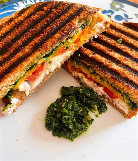 Turkey Pesto Panini - Cooking Chat