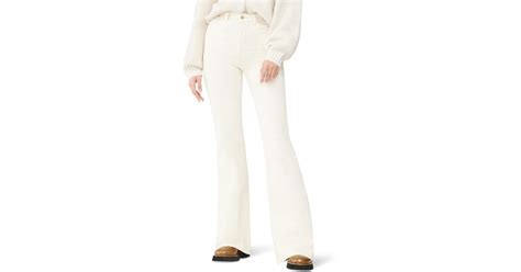 DL1961 Rachel High-rise Flare Jeans In Eggshell in White | Lyst