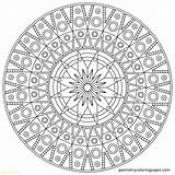 Geometric Mandala Coloring Pages At GetColoringscom  Free Printable sketch template
