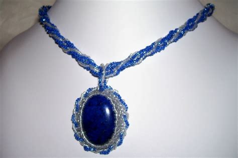 Lapis Lazuli Cabochon Pendant by Kathleen Jennerman, Pendants