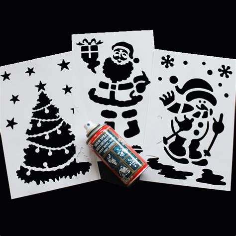 Snow Spray Stencil Kit - Bright Ideas Crafts