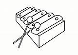 Coloring Page xylophone  Free Printables Img 23293 sketch template