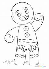 Gingerbread  Coloring Pages For Kids Free And Easy Print Or Download sketch template