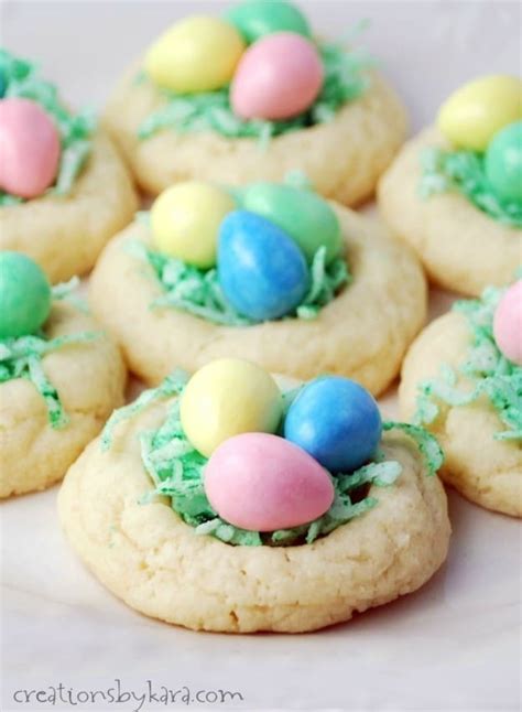 Easter Recipe-- Nest Cookies