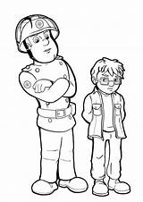 Fireman Sam And Norman coloring Page  Download Print Or Color Online sketch template