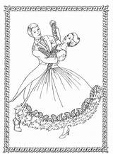 Ballroom Dancing Coloring Pages sketch template
