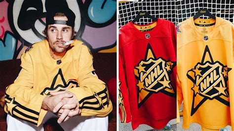 Justin Bieber Designed The Toronto NHL All-Star Game Jerseys & The ...