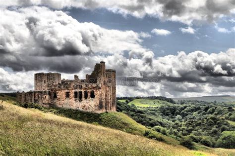 Castle on Hillside Near London Stock Photo - Image of gray, castle: 13165144