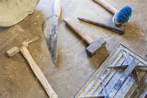 Bricklayer tools — Stock Photo © kartos #13158375