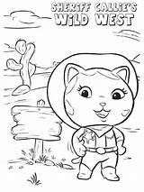 Disney Junior Sheriff Callie Coloring Pages sketch template