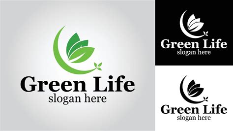 Green Life Business Vector Logo Design 21470162 Vector Art at Vecteezy