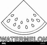Black And White triangle watermelon slice Healthy Vegan Food Poster  sketch template