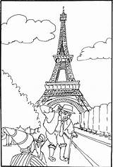 Eiffel Tower Coloring Pages  Free Printable For Kids sketch template