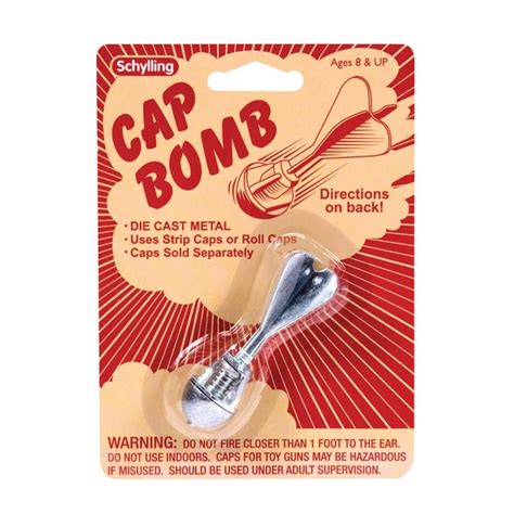 Vintage Die Cast Metal Cap Bomb and Refill - Etsy