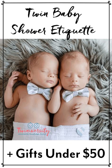 Twin Baby Shower Etiquette + Gifts Under $50 - Twiniversity
