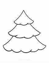 Preschool Christmas Tree Coloring Page Pages sketch template