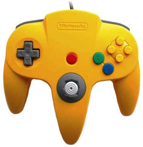 Buy Nintendo 64 Nintendo 64 Yellow Refurbished Controller - Grade A ...