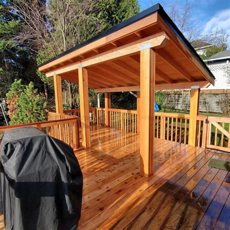 Wood Frame Patio Covers - Cascade Fence & Deck