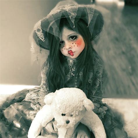 Little girl creepy doll Halloween costume | Creepy doll halloween ...