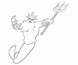 King Triton Coloring Pages At GetColoringscom  Free Printable sketch template