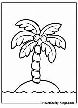 Coloring Pages Of Palm Trees sketch template