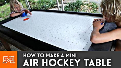 Mini Air Hockey Table // How-To | I Like To Make Stuff - YouTube