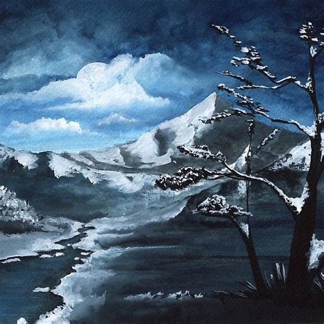 winter blue | Winter blues, Art prints for sale, Landscape