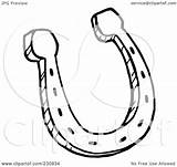 Horseshoe Coloring Page At GetColoringscom  Free Printable Colorings sketch template