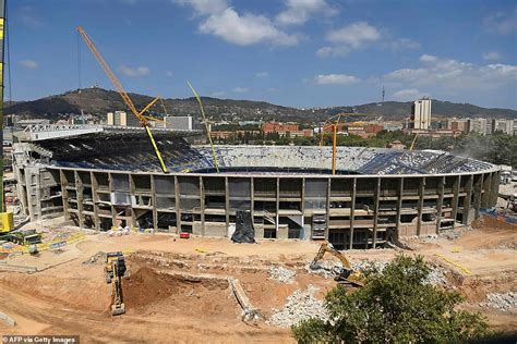 Incredible new images of Barcelona's Camp Nou released amid renovation ...