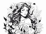Poison Ivy Coloring Page  sketch template
