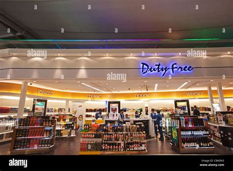 Thailand, Bangkok, Suwannaphum Airport, Duty Free Shops Stock Photo - Alamy