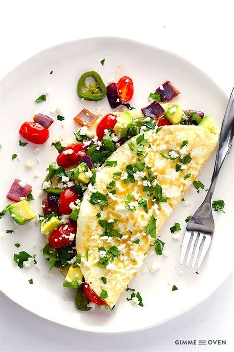 Mexican Egg White Omelet | Gimme Some Oven