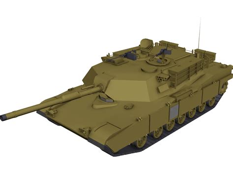 M1A1 Abrams 3D Model - 3DCADBrowser