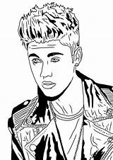 Justin Bieber Coloring Pages 2012 sketch template