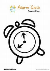 Alarm Clock Coloring Pages For Kids – Free Printables  Art & Craft sketch template